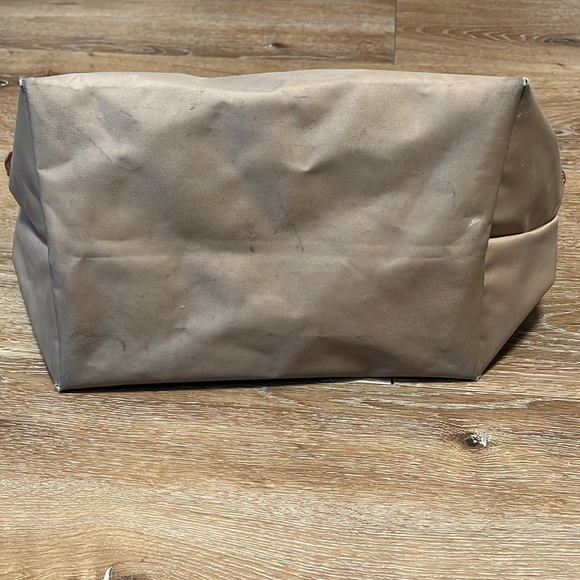 Longchamp Elegant Brown and Cream Women's Handbag - Picture 13 of 16